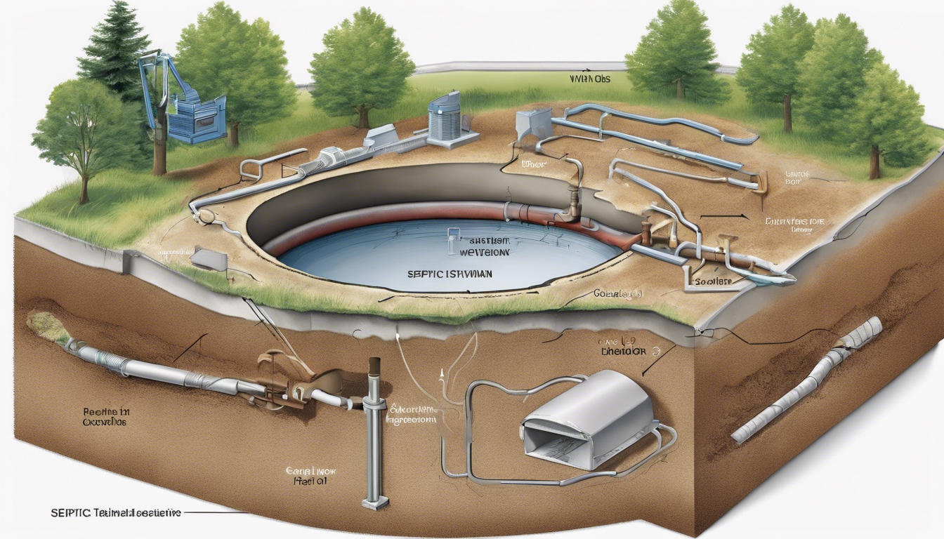 découvrez le schéma d'une fosse septique et comprenez son fonctionnement. cette guide illustré vous présente les différentes parties d'une fosse septique, son installation et son rôle essentiel dans le traitement des eaux usées domestiques.