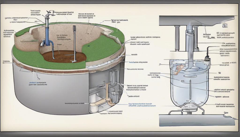découvrez le schéma détaillé d'une fosse septique, son fonctionnement et ses principales composantes. apprenez comment cet élément clé du traitement des eaux usées assure une gestion efficace et écologique de vos eaux vannes.