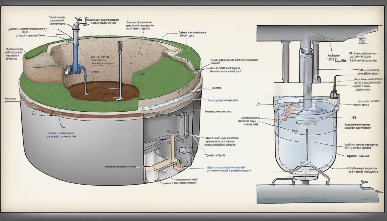 découvrez le schéma détaillé d'une fosse septique, son fonctionnement et ses principales composantes. apprenez comment cet élément clé du traitement des eaux usées assure une gestion efficace et écologique de vos eaux vannes.